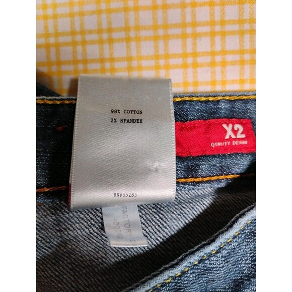 X2 Low Rise Boot Cut Slim W10 Regular Embroidered Pockets - Picture 3 of 15